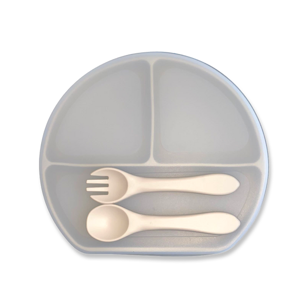 Silicone Tableware Set : Natural