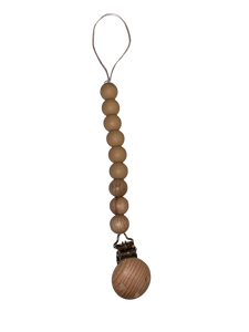 Silicone Bead Dummy Chain and Clip - Nude